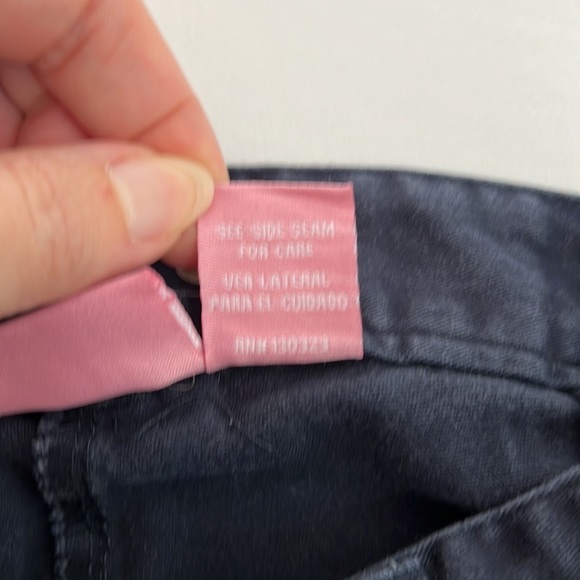 KHQ Girl’s School Uniform Pants Slacks, Navy, Size 10, Adjustable Waist - Picture 6 of 6